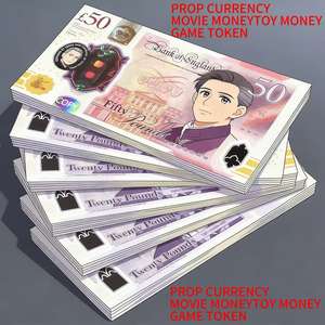 Argent factice en papier GBP Livres sterling britanniques Billets de banque Accessoires de film Jeux de rôle pour la photographie Décoration de fête - Product Image 4