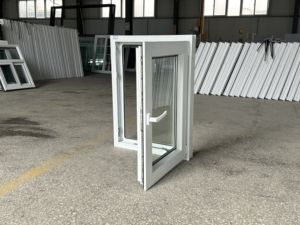 Fenêtre à battant en PVC UPVC de conception moderne personnalisée en usine avec écran magnétique Double <span class=keywords><strong>vitrage</strong></span> <span class=keywords><strong>isolation</strong></span> thermique et étanche - Product Image 4
