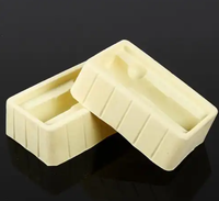 Plateau intérieur floqué personnalisé à plusieurs compartiments, grille séparée, doublure en velours pour emballage intérieur de boîtes à cosmétiques, outils, ou cadeaux