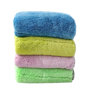 Toalla de doble cara de lana coralina para lavado de coches, 45x38 cm, absorbente y de secado rápido para limpieza de automóviles - Product Image 5