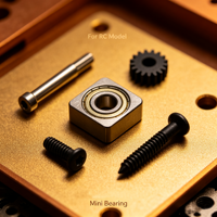 Roulement à billes micro blindé MR923ZZ 2,3x9x3mm en acier GCr15 Z1-Z4 à faible bruit pour petits moteurs