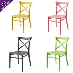 Sino Perfect Wedding Furniture Stackable Kid Pp Cross Back Kids Children Plastic <b>Chair</b> for Events Wedding Dining - Product Image 1