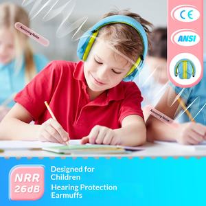 Protetores Auriculares Reutilizáveis de Material ABS Dobráveis para Aprendizado Infantil, Dormitórios Estudantis, Prevenção de Ruído e Silêncio, Personalizáveis - Product Image 3