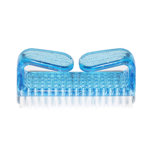 Tırnak resim fırçası kolay temiz tırnaklar kolu kavrama tırnak fırçası pembe kristal plastik çivi toz fırçası - Product Image 4