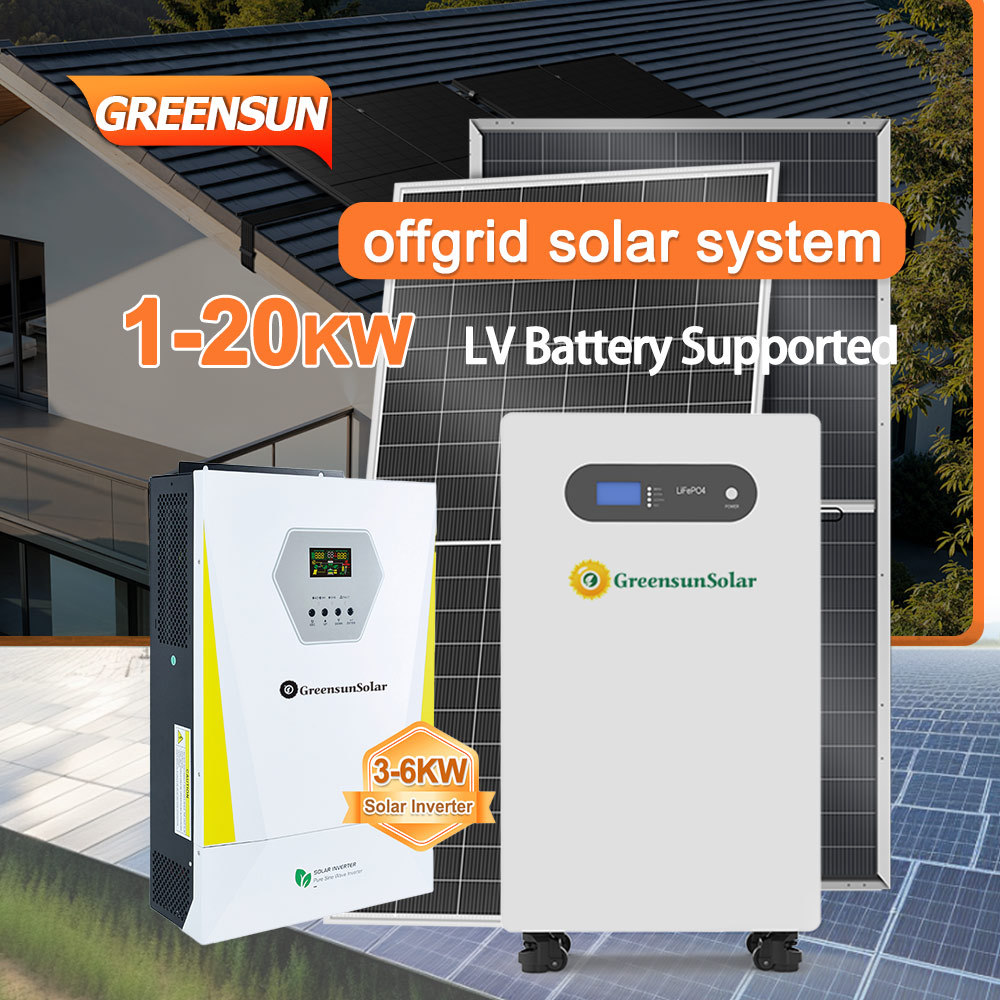 Solar Charge Controller 10kw Solar Panel System Mppt Solar Charge Controller Solar Power System 5kw 10kw Solar Battery Lithium · image 1