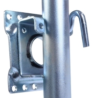 Boulon 1000lbs sur le cric en acier de remorque de bateau avec la double roue et le support de pivot pour le remorquage