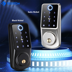 Tediton miễn phí vận chuyển thông minh lối vào ttlock tuya App vân tay Keyless điện Mã kết hợp điện tử chốt cửa khóa cửa - Product Image 2