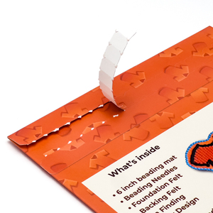 Tùy chỉnh in đính cườm Pin Kit phong bì các tông phẳng phong bì tự con dấu vận chuyển bưu phẩm cứng nhắc phong bì - Product Image 6