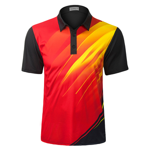 Người Đàn Ông Của Golf Áo Sơ Mi Đàn Hồi Ngắn Tay Áo Nhanh Chóng Khô Polo T Áo Sơ Mi Nhanh Chóng Khô Thoáng Khí Chống Nhăn Ngắn Tay Áo In Kỹ Thuật Số - Product Image 4