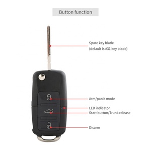 Universal Remote Engine Start Pke Keyless Go <b>Push</b> Button Start <b>Car</b> Alarm System - Product Image 3