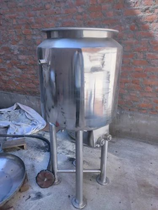 Mezclador semiautomático de acero inoxidable para plantas de ungüento con homogeneizador y tanque de almacenamiento - Product Image 3