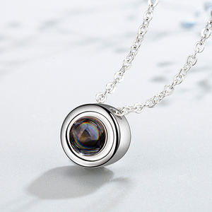 Nuova Collana con Ciondolo Proiettore '<span class=keywords><strong>Ti</strong></span> <span class=keywords><strong>Amo</strong></span>' in 100 Lingue, Regalo Elegante per Donne - Product Image 3