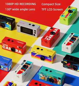 Regalo de Navidad, Regalo de Cumpleaños, Cámara Llavero 480P 1080FHD, Cámara Retro Clásica Compacta, Compatible con Color Personalizado - Product Image 1