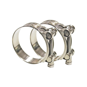 Kinglin Adjustable Width 304 316 Stainless Steel Band Single T Bolt <strong>Hose</strong> Strong Throat <strong>Hose</strong> Clamps - Product Image 1