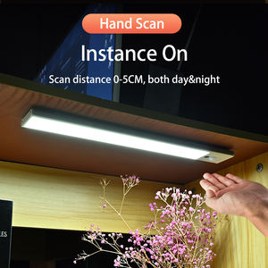 Éclairage sans fil <span class=keywords><strong>sous</strong></span> les armoires, bandes <span class=keywords><strong>LED</strong></span> pour cuisines, placards, étagères, barre lumineuse à détecteur <span class=keywords><strong>de</strong></span> mouvement, intensité réglable, rechargeable, pour meubles - Product Image 3