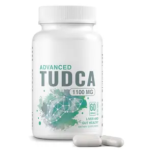 Özel etiket TUDCA karaciğer kapsülleri Ultra mukavemetli safra tuzu TUDCA takviyesi karaciğer temizlemek detoks ve onarım için