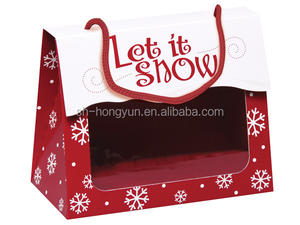 Nuova Scatola Regalo Creativa Natalizia in Vendita, Confezione a Forma di <span class=keywords><strong>Casa</strong></span> per Biscotti Buon Natale - Product Image 4