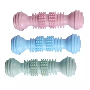 Juguetes para masticar para mascotas, juguetes de pesa para perros, palos molares, juguetes interactivos de entrenamiento para perros, cepillos de dientes para perros, palos interactivos para la dentición y limpieza dental - Product Image 2