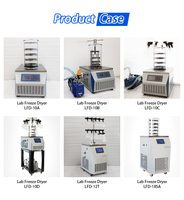 Lyophilisateur vertical de laboratoire Laboao à pression supérieure, équipement de lyophilisation sous vide de 0,12 m²