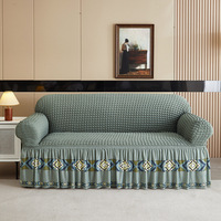 Ensemble de housses de canapé de luxe pour salon, housses de canapé sectionnelles extensibles en sergé, housses de coussin de canapé, décoration intérieure