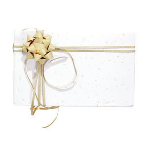 Personalizado 80g lujo estampado en caliente fiesta de cumpleaños del Día de San Valentín 43*300 cm embalaje de regalo de Navidad caja de cosméticos papel de regalo - Product Image 1