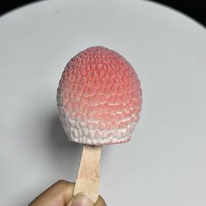 Crème glacée HALAL en gros, résistante aux basses températures, personnalisable, en forme de litchi, pour l'alimentation - Product Image 4