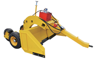 Niveleuse de terrain agricole hydraulique robuste 3.0-5.0 pour tracteur, grand niveleur laser pour ferme