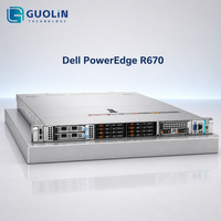 Serveur Rackable Dell PowerEdge R670 Intel Xeon 3.4GHz pour Centre de Données, en Stock, Reconditionné, avec 4x32 Go DDR5 6400 et 8 SSD NVMe