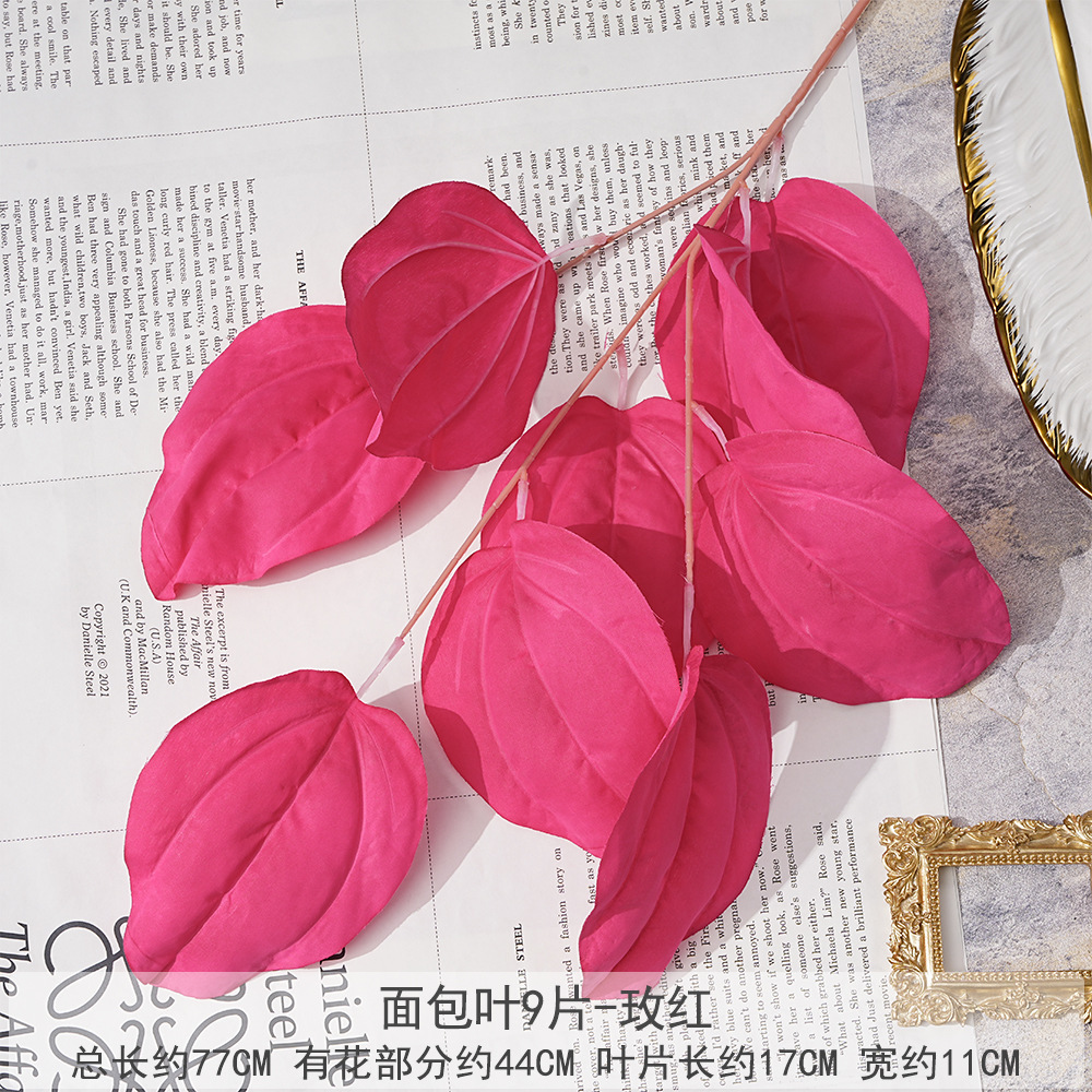 FS-Bread Leaf 9 pièces Rose Rouge