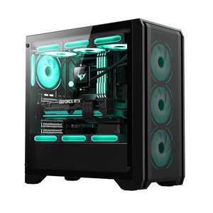 Caja <span class=keywords><strong>de</strong></span> <span class=keywords><strong>PC</strong></span> para Juegos <span class=keywords><strong>de</strong></span> Alto Flujo <span class=keywords><strong>de</strong></span> Aire - Compatible con ATX/M-ATX, Capacidad para 12 Ventiladores, Refrigeración Líquida <span class=keywords><strong>de</strong></span> 360° Lista para Tarjetas Gráficas Serie 50 - Product Image 5