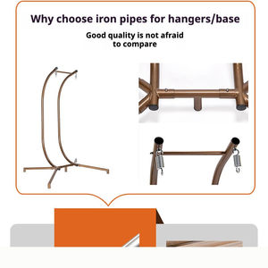Modern Egg Chair <b>Patio</b> <b>Swing</b> Outdoor Garden Hanging Rattan Chair Restaurant Park Villa Waterproof <b>Patio</b> Rocking Chair - Product Image 5