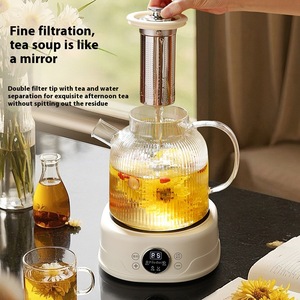 Bouilloire Électrique Multifonction en Verre pour la Santé, Température Constante, Infuseur à Thé, <span class=keywords><strong>Chauffe</strong></span>-<span class=keywords><strong>Eau</strong></span> pour Maison et Bureau, Prise EU/US - Product Image 4