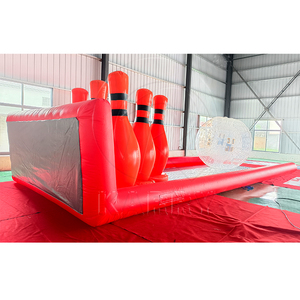 Outdoor Large Infla table <span class=keywords><strong>Bowling</strong></span> Set Aufblasbare Zorb Ball Sportspiele Aufblasbares Human <span class=keywords><strong>Bowling</strong></span> mit <span class=keywords><strong>Bowling</strong></span> stiften - Product Image 3
