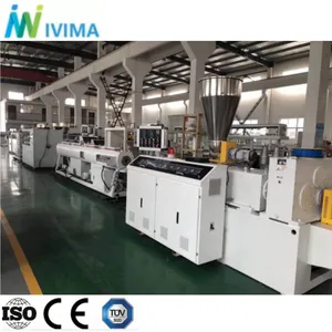 Water supply PVC pipe extrusion line plastic conduit pipe extruder machine