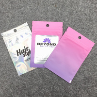 Sac en plastique transparent avec trou de suspension, sacs opp blanc, fourniture d'usine, emballage à fermeture éclair pour téléphone, sacs en plastique transparent avec bikini