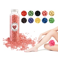 Cire chaude naturelle pour épilation, nouvelle formule, marque Doll, 180g, vente directe usine, 10 couleurs, cire dure en grains en bouteille