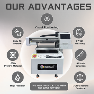 Impresora UV Plana de Alta Resolución 4050, 400*500mm, Cabezal de Impresión Epson XP600 para Acrílico, Vidrio, Metal, Madera, Impresora UV Plana A2 con CCD - Product Image 2