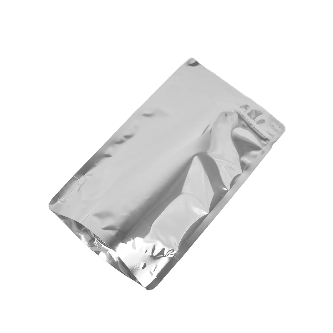 Aluminium folie Standup Zip Lock Beutel Reiß verschluss Silber Sachet/Verpackungs beutel Silber 1kg 2kg 250g 500g