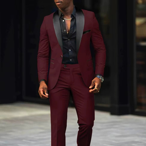 <span class=keywords><strong>Costume</strong></span> de luxe de haute qualité pour <span class=keywords><strong>homme</strong></span>, blazer à revers châle, coupe ajustée, ensemble 2 pièces couleur unie, pour soirée, bal de promo, cérémonie, smoking - Product Image 3
