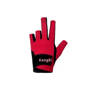 Kangxi Shengshi جديد من قماش النايلون قفازات رفع الأثقال احترافية لليدين اليسرى اليمنى منافسة خاصة بدون أصابع جيدة التهوية - Product Image 6