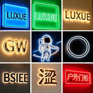Enseigne rétroéclairée LED en acier inoxydable L23, forme de logo personnalisée pour centre commercial, boutique, résistante à l'eau et aux UV, installation facile, directement de l'usine - Product Image 5