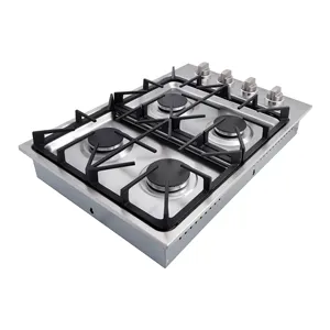 Hyxion new style 6 Burner electric cooktop with fan gas stove with induction embedded built-in ovens Gas Cooktops