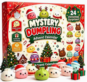 Calendario de Adviento de Navidad con Juguetes Sorpresa, Juguete Antiestrés, Caja Ciega, Set de Juguetes Fidget, Regalo Navideño - Product Image 1