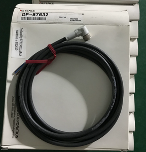 KEYENCE OP-87632 M8 L-shaped Connector <b>Cable</b> 2m Oil-resistant for FD-G Series Clamp-on Gas Flow Meter OP 87632 - Product Image 6