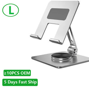 Высокое качество алюминиевый сплав Мобильный телефон и планшетный стол стенд Новый трендовый складной настольный прочный поворотный держатель - Product Image 1