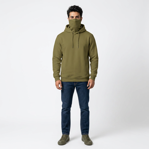 Cagoules ajustables pour hommes 100 % coton, anti-plis, respirantes, légères, entièrement personnalisables – Qualité supérieure pour l'hiver - Product Image 1