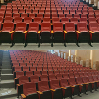 Vente en gros de chaises de cinéma mobilier pour salle de conférence chaises pliantes personnalisées pour auditorium et église