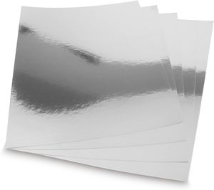 Cartulina metálica holográfica papel de espejo iridiscente papel de tarjeta gruesa para hacer tarjetas de Navidad invitaciones manualidades DIY - Product Image 3