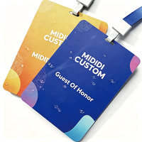 Cartes PVC personnalisées, cartes VIP, badges d'identification en PVC pour le personnel d'événementiel, cartes pour lanière