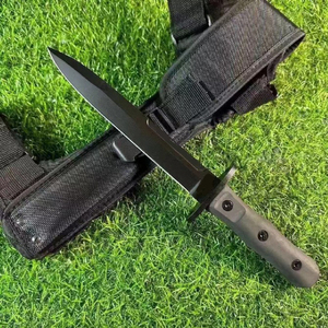 มีดสแตนเลส ER 3809 ด้ามจับ G10 แบบกำหนดเอง สำหรับงาน DIY ODM และ OEM พร้อมด้ามจับยาง - Product Image 3